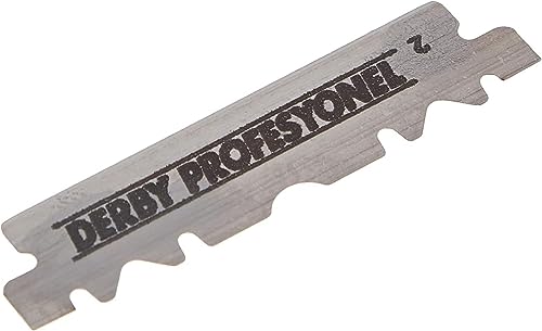100 "Derby Premium" Single Edge Razor Blades for straight razor - Product Imagery