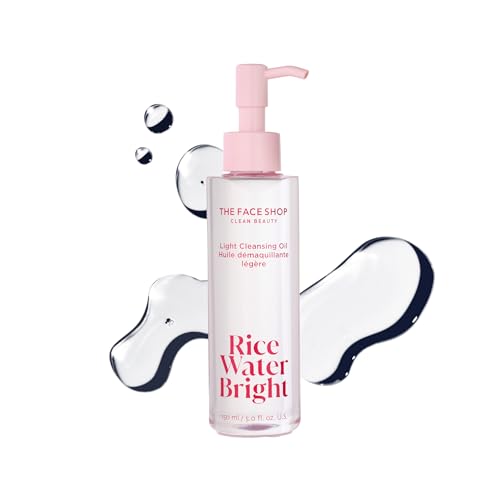 THE FACE SHOP Rice Water Bright Light Cleansing Oil, 5.0 fl. oz. - Product Imagery