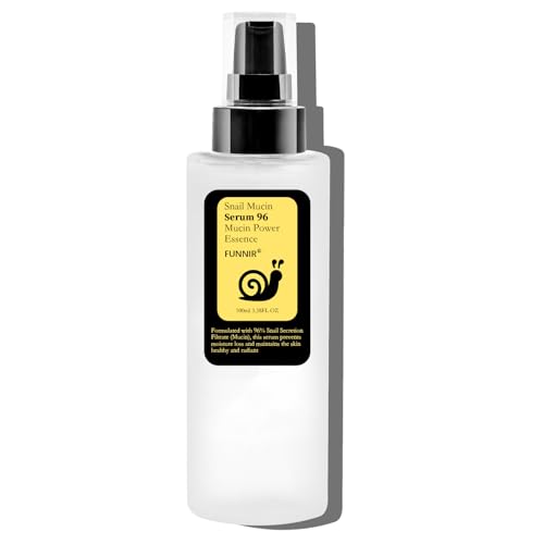 FUNNIR Snail Mucin 96% Essence 100ml, Hydrating Serum for Face - Product Imagery