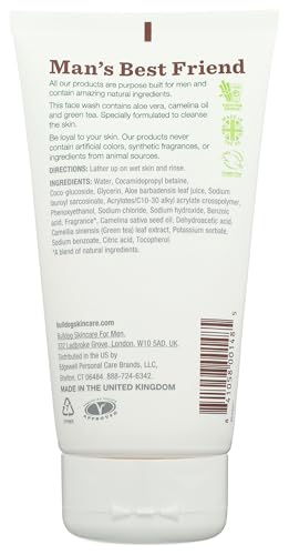 BULLDOG Mens Skincare and Grooming, Original Face Wash, 5 Fluid - Product Imagery