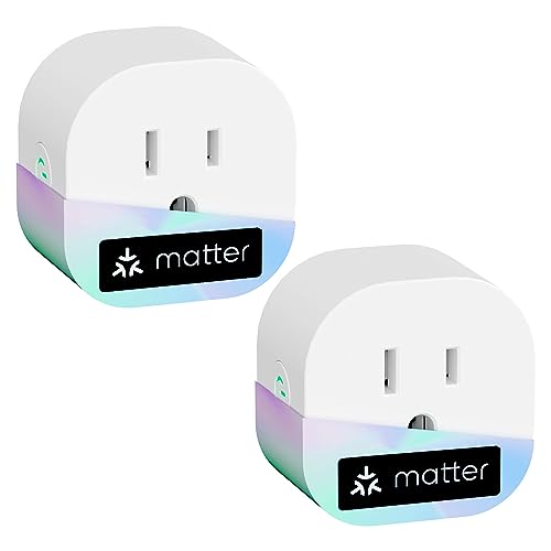 meross Matter Smart Plug Mini, Compact Size,100% Privacy Wi-Fi Smart Outlet
