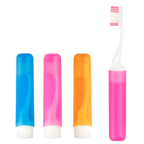 Travel Toothbrush, 3PCS Travel Toothbrush Set, Mini Toothbrush - Product Imagery