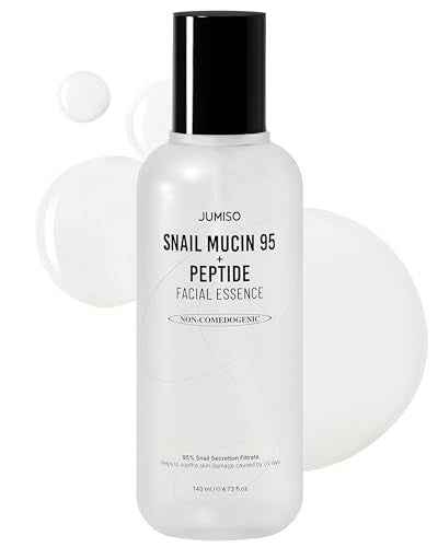 JUMISO Snail Mucin 95% + 5 Peptide Essence, Korean Face Serum, - Product Imagery