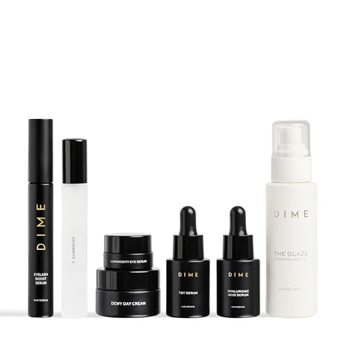 DIME Beauty Icons Collection - Travel Skincare Set, 7 Pieces - Product Imagery
