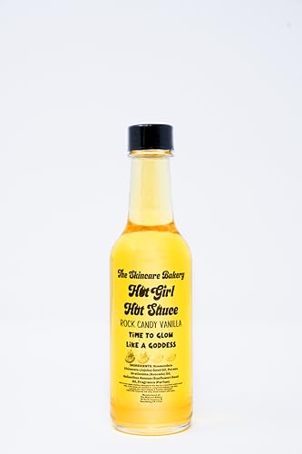 The Skincare Bakery Viral Hot Girl Hot Sauce Body Oil - Rock Candy Vanilla - Fast-Absorbing Glow Oil - Glazed Donut Skin