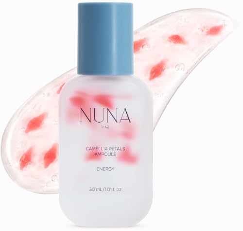 NUNA Camellia Petals Ampoule Peptides Face Serum - Niacinamide, Camellia Japonica, Vitamin C and Centella Asiatica – Ant