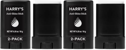Harry's Anti-Shine Stick for Oily Skin - 0.35 oz (4 Pack) – Alcohol Free, Fragrance Free, Paraben Free, Unscented