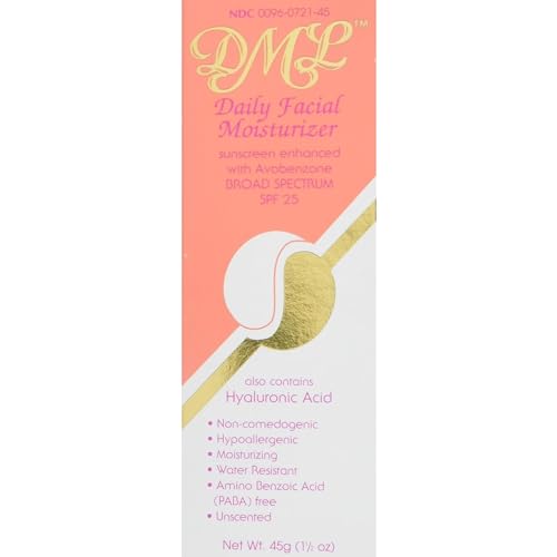 DML Facial Moisturizer SPF 25 1.50 oz (Pack of 2) – paba free