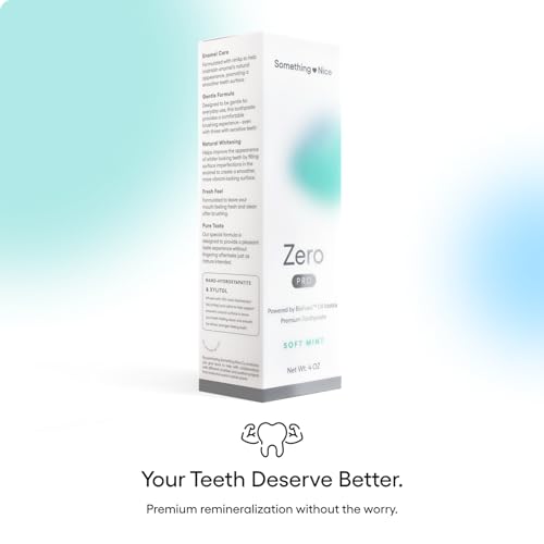 Something Nice Zero Pro Toothpaste - 10% Nano Hydroxyapatite - Product Imagery