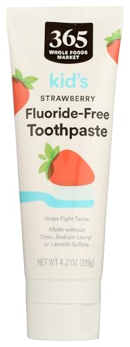 365 by Whole Foods Market, Kid's Fluoride-Free Toothpaste, - Product Imagery