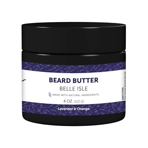 Detroit Grooming Co. Beard Butter for Men - Premium Leave-In Conditioner & Softener with Safflower Oil & Shea Butter - H