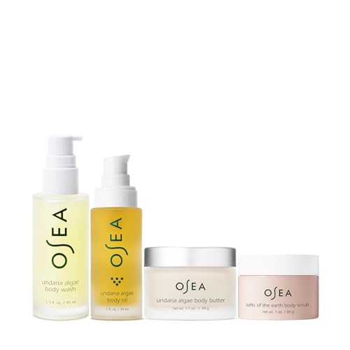 OSEA Bodycare Bestsellers, 4-Piece Travel-friendly Set, Intense - Product Imagery