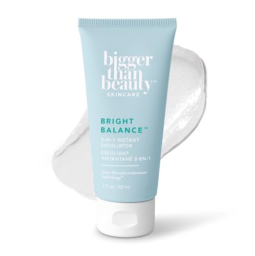 Bigger Than Beauty Bright Balance 2-in-1 Exfoliator, Vegan - Product Imagery