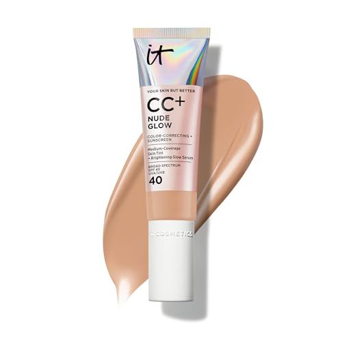 IT Cosmetics CC+ Cream Nude Glow Foundation with SPF 40 - Healthy Glow Tint