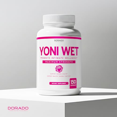 Vaginal Moisturizer & Dryness Supplement (150 Capsules) Support - Product Imagery