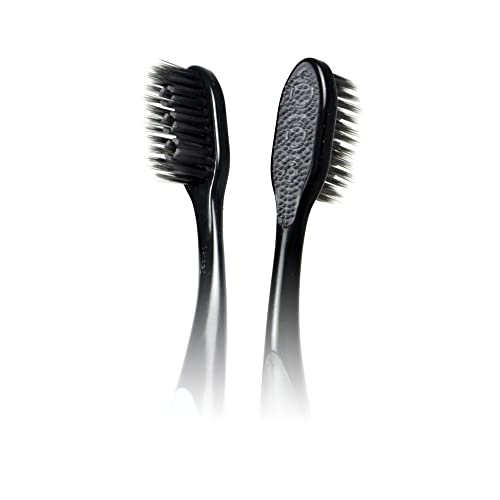 Colgate 360 Charcoal Infused Bristles Medium Toothbrush, 1 Count - Product Imagery