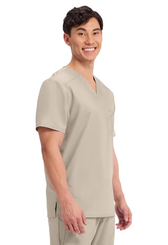 Cherokee WW Revolution Scrub for Men's Tuckable V-Neck Top 1 - Product Imagery
