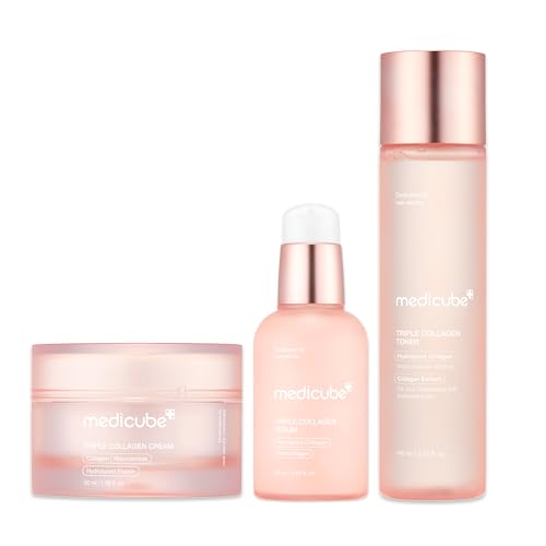 medicube Triple Collagen Bounce Trio - Triple Collagen Toner, - Product Imagery