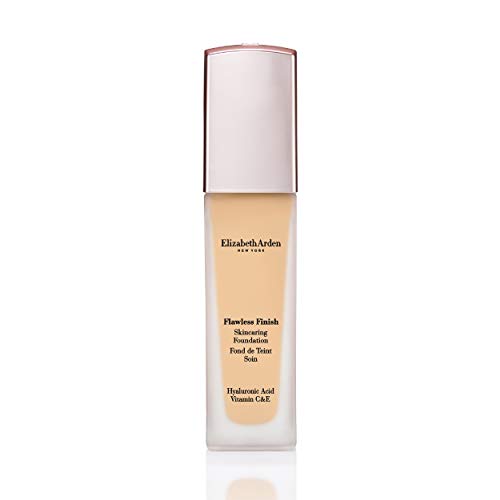 Elizabeth Arden Flawless Finish Skincaring Foundation with Hyaluronic Acid, Vitamin C & E – 230N (Light skin with neutra