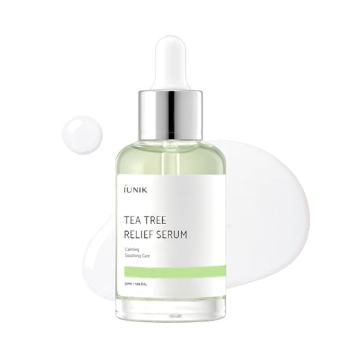 IUNIK Tea Tree Relief Serum - Calming & Hydrating Ampoule 1.69 - Product Imagery