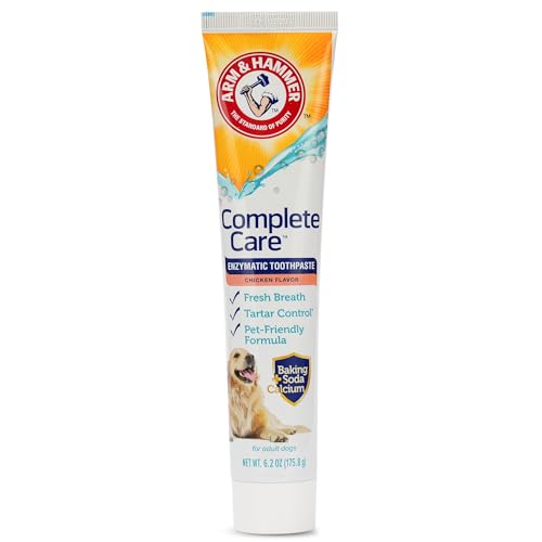 Arm & Hammer Complete Care Enzymatic Dog Toothpaste, Chicken, - Product Imagery