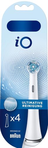Oral B IO Ultimate Clean Toothbrush Head WHITE 4 Count - Product Imagery