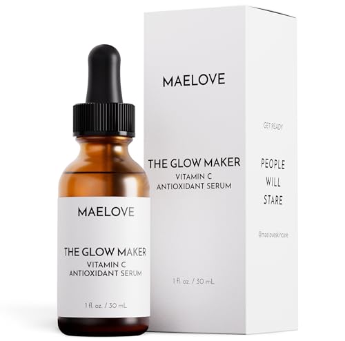 MAELOVE Glow Maker Vitamin C Serum with Vitamin E & Ferulic - Product Imagery