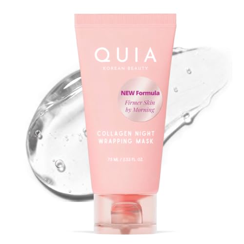QUIA Collagen Overnight Wrapping Mask - Wake Up to Plumper, - Product Imagery