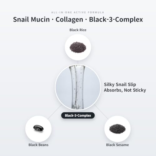 coxir Black Snail Collagen Starter Kit, Korean Travel Essentials - Product Imagery