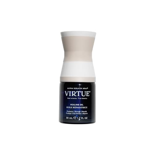 Virtue Correct Healing Hair Oil, Repair, Frizz Control & Shine, 1.7 Fl Oz – treated and chemically treated hair., A rich