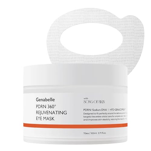 Genabelle PDRN 360° Rejuvenating Eye Mask – Full Eye Area Eye Patches for Hydration, Firming & Elasticity with PDRN & Pe