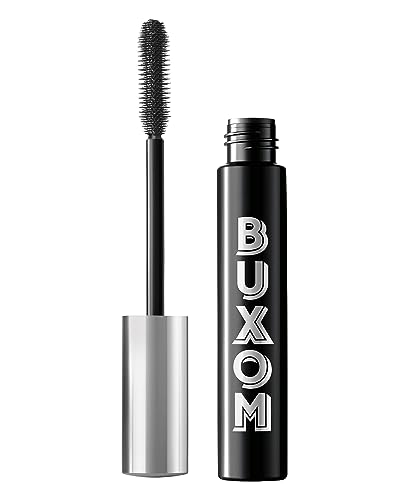 BUXOM Lash Volumizing Mascara, 0.37 oz – Blackest Black, Paraben-free
