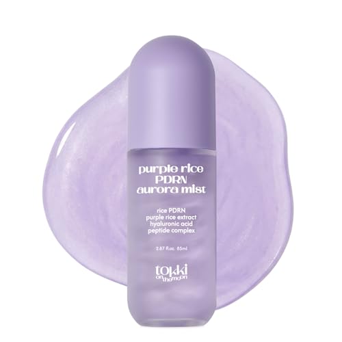 tokki on the moon Purple Rice PDRN Aurora Mist, 2.87 fl oz (85 ml)