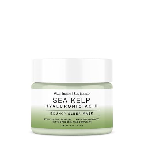 VITAMINS AND SEA BEAUTY Bouncy Sleep Mask with Sea Kelp + - Product Imagery
