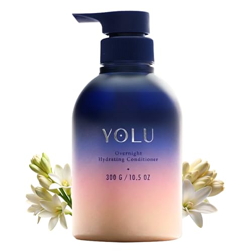 YOLU - Deep Conditioner for Damaged Hair - Japanese Overnight Hydrating Conditioner - Frizz Control Detangler with Tuber