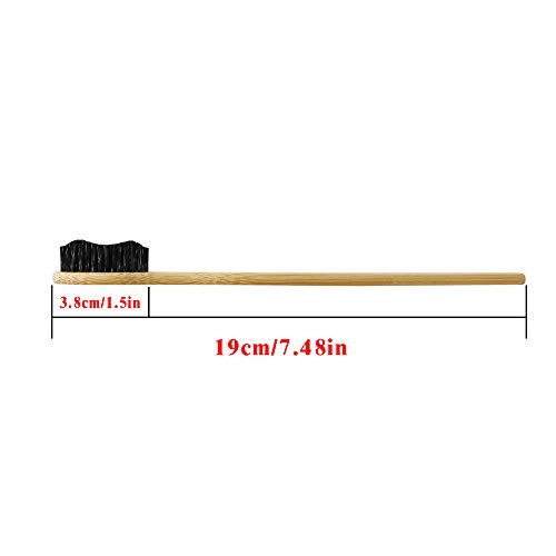 Super Hard Toothbrush Bamboo Toothbrush Large Brush Head Manual - Product Imagery
