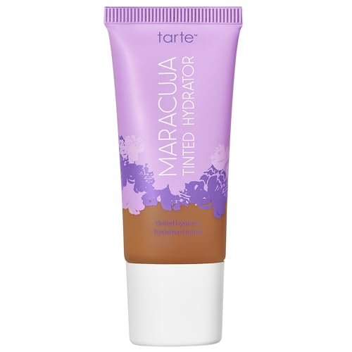 tarte maracuja tinted moisturizer – Lightweight Sheer Foundation with Buildable Longwear Coverage, Hyaluronic Acid, Turm
