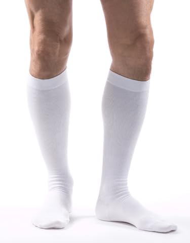 Allegro Unisex Cotton Knee High Firm Graduated Compression Socks - Product Imagery