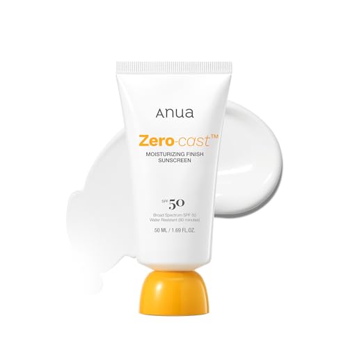 Anua Zero-Cast Moisturizing Sunscreen SPF 50, 1.69 fl oz - Product Imagery