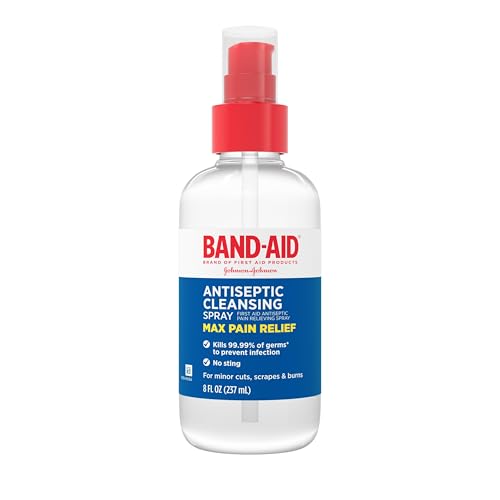BAND-AID Brand Antiseptic Cleansing Spray, 8 Fl. Oz - Product Imagery