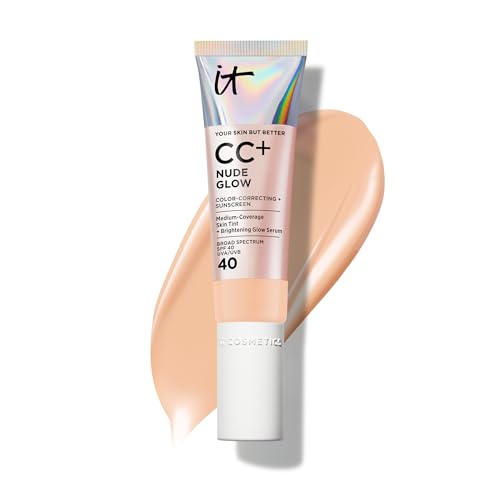 IT Cosmetics CC+ Cream Nude Glow Foundation with SPF 40 - - Product Imagery