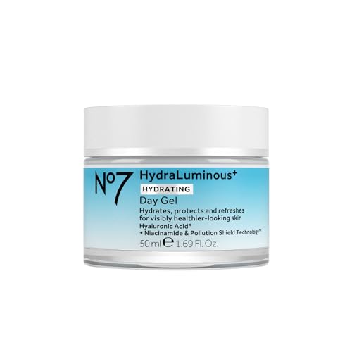 No7 HydraLuminous+ Hydrating Day Gel Moisturizer, 1.69 Fl Oz - Product Imagery