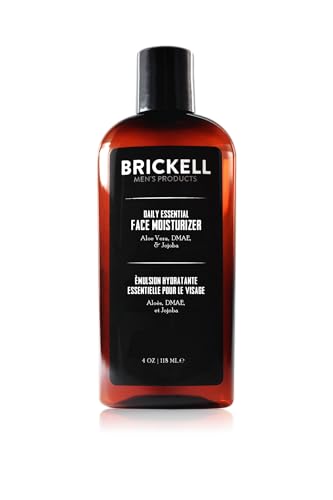 Brickell Men's Products Brickell Men's Daily Essential Face Moisturizer for Men, Fast-Absorbing Face Lotion with Niacina
