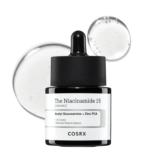 COSRX 15% Niacinamide Face Serum, 0.67 fl oz, Pore Minimizer - Product Imagery
