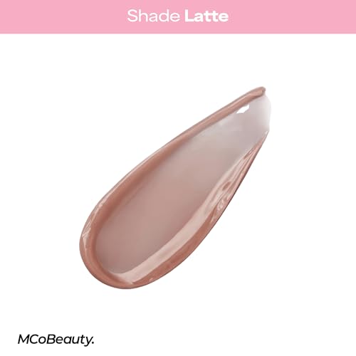 MCoBeauty Peptide Lip Treatment - Latte Plumping Lip Gloss Balm - Product Imagery