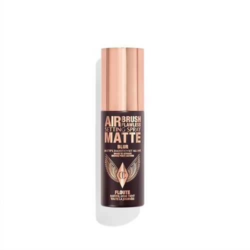 Charlotte Tilbury Airbrush Flawless Matte Setting Spray – Ulta-Fine Mist to Prime & Set Makeup Up to 16Hr – Oil and Shin
