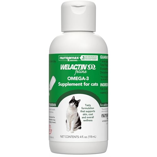 Nutramax Welactin Omega 3 Fish Oil for Cats, Skin and Coat - Product Imagery