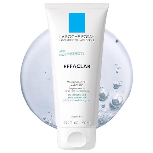 La Roche-Posay Effaclar Medicated Acne Face Wash with 2% - Product Imagery