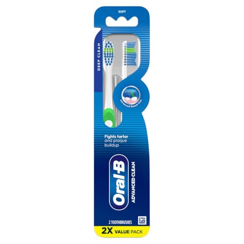 Oral-B Pro Health Fights Plaque & Tartar, 2 Count Soft Manual - Product Imagery