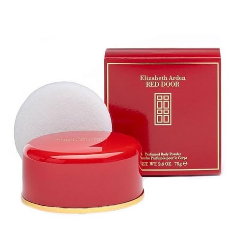 Elizabeth Arden Red Door Perfumed Body Powder for Women, 5.3 oz – Gluten Free, Red Door